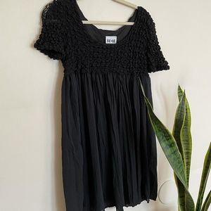 Mini black babydoll dress true vintage 90's`